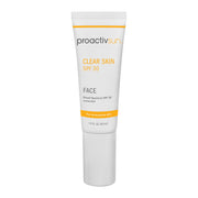 Proactiv front packaging displaying SPF 30 and acne-prone protection