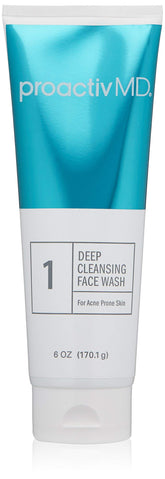 ProactivMD front packaging showing cleanser and clear benefits