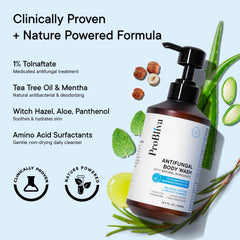 ProBliva ingredient label with tolnaftate and tea tree oil for antifungal benefit