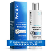 ProBliva front packaging showing bottle and clear branding benefit: visible scalp control
