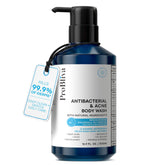 ProBliva front bottle shot showing antibacterial body wash for clearer skin