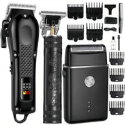 PROIYO clippers kit front view showing full grooming set and cordless benefit