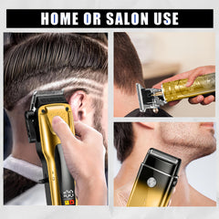 PROIYO T-shaped trimmer close-up for precise lines and detailed shaping benefit