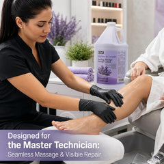 PRO NAIL therapist massaging hands to improve client comfort and relaxation