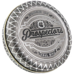 PROSPECTORS tub front label showing product and matte finish benefit
