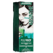 Pulp Riot front packaging showing vivid emerald green and benefits