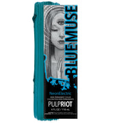 Pulp Riot tube front view showing neon blue shade and 4 oz size