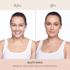 PÜR pump dispensing foundation for smooth, all-over application convenience