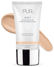 PÜR MINERALS front packaging showing product and shade benefit