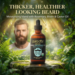 PURA D'OR dropper dispensing oil demonstrating easy application benefit