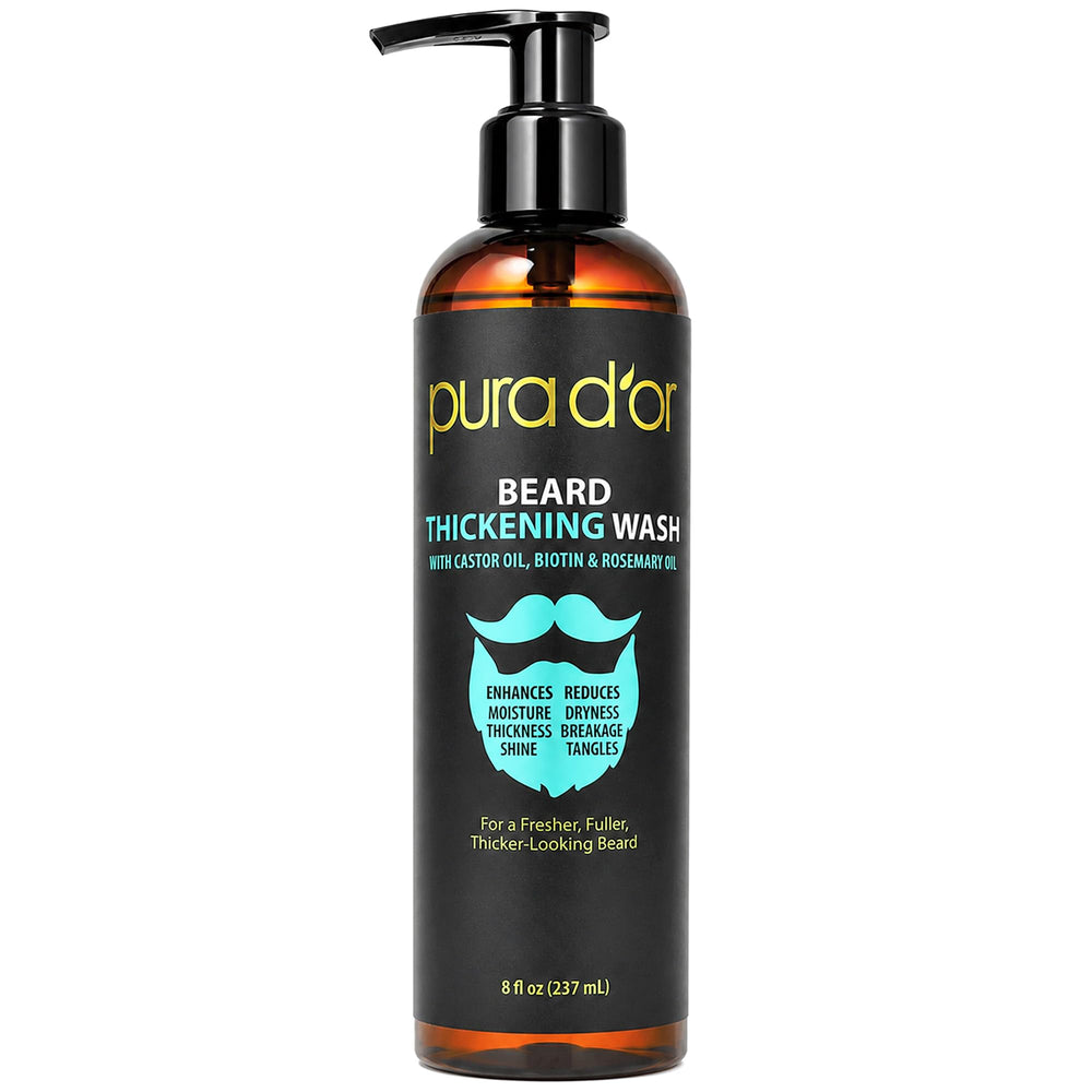 PURA D'OR front bottle view showing clean packaging and easy application benefit