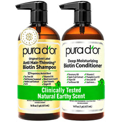 PURA D'OR front packaging showing duo and benefits