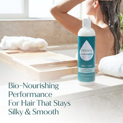Puracy conditioner texture pouring to show lightweight slip benefit
