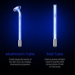 Pure Daily Care mushroom and rod wands in use demonstrating broader coverage advantage