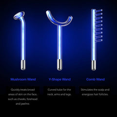 Pure Daily Care NuDerma Clinical close-up of glass tip demonstrating precision