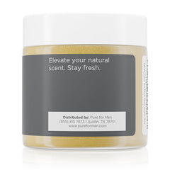 Pure for Men balm texture close-up demonstrating quick absorption benefit