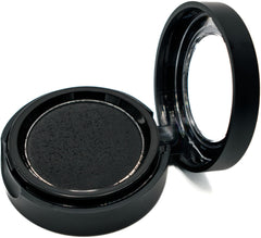 Pure Ziva applied with a damp liner brush demonstrating precise, bold eyeliner benefit