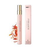 PUREAMOR front packaging showing elegant travel-size bottle and benefit portability