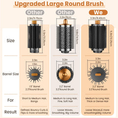 PUREGUST attachment connection detail demonstrating easy snap-fit to Dyson Airwrap