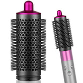 PUREGUST front view of round volumizing brush showing fit and finish for easy attachment