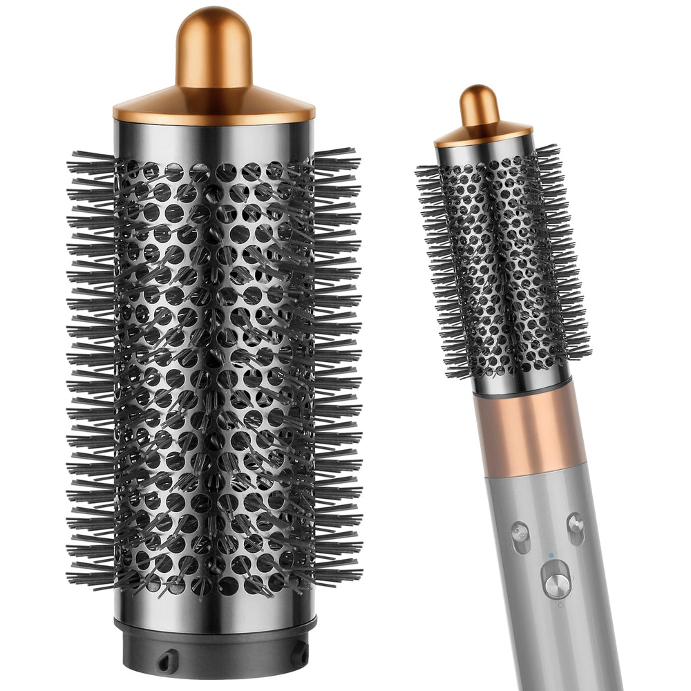 PUREGUST round volumizing brush front view showing barrel and bristles for fuller hair