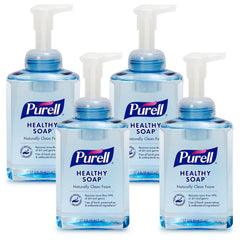 PURELL front packaging pump bottle showing brand and compact footprint benefit