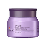 Pureology front jar showing product branding and benefit of deep hydration
