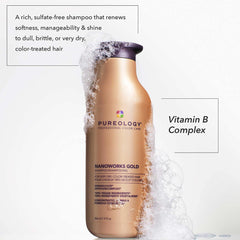 Pureology cap closeup highlighting secure travel‑friendly closure benefit