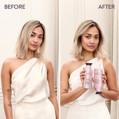 Close-up foam lather from Pureology showing lightweight cleansing and rich foam