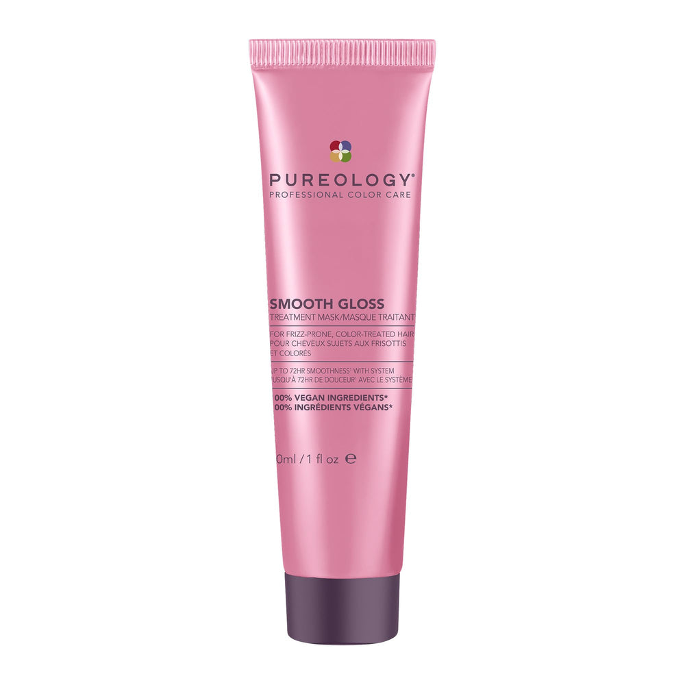 Pureology jar front view showing product and easy identification benefit