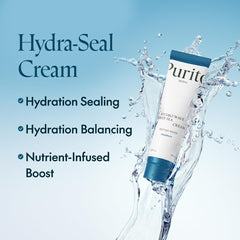 PURITO open jar top view revealing cream consistency and easy scoopability