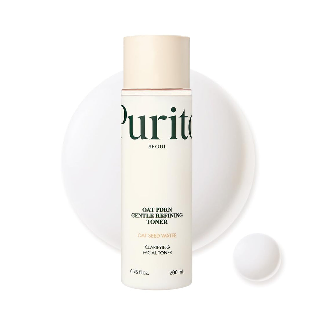 PURITO front packaging bottle showing clean toner and product benefit
