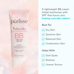 pūrlisse cream texture swirl highlighting luminous finish and hydrating consistency