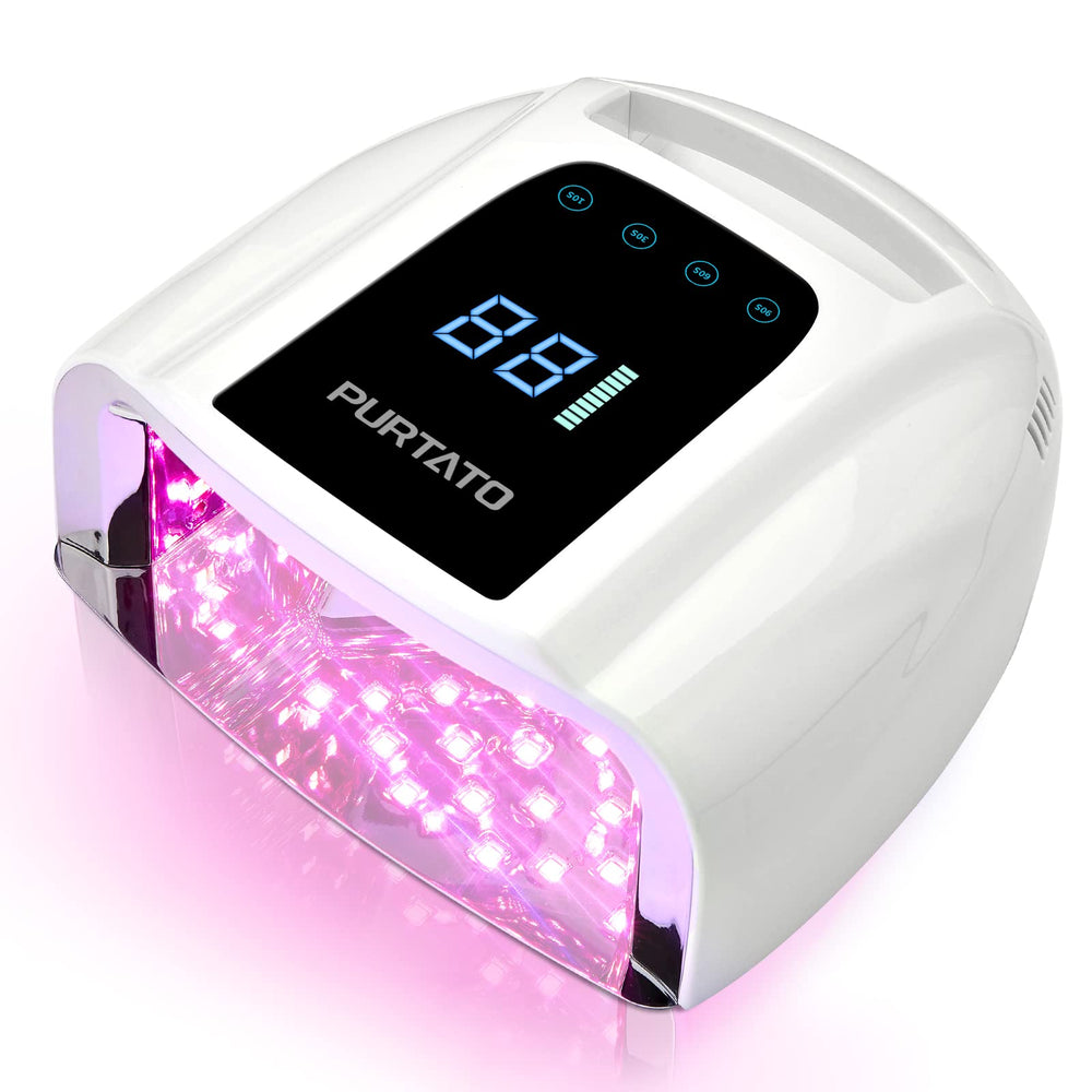 Purtato front-angle lamp showing compact cordless design benefit