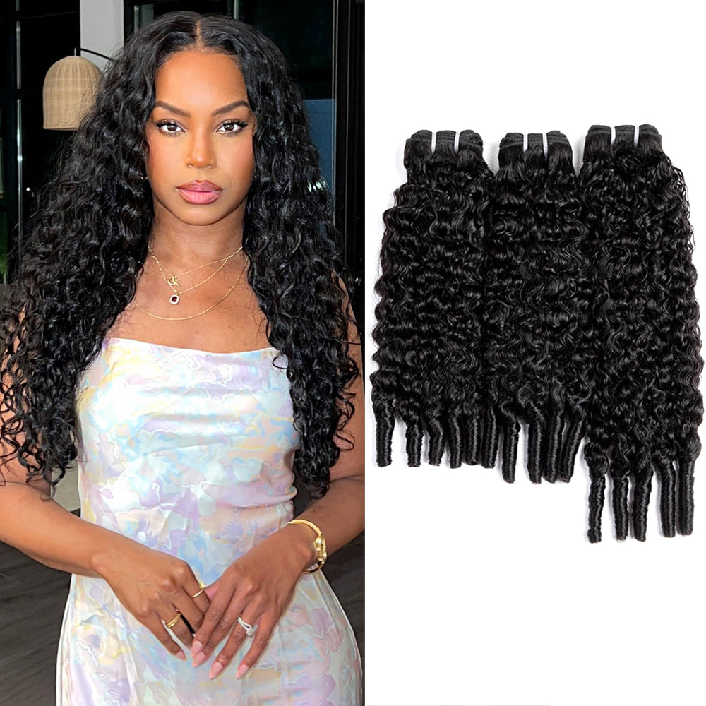 PXCPXC front packaging showing three Burmese curly bundles for easy styling