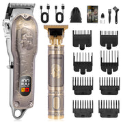 PXLISIE front view of clipper showing ergonomic grip and durable finish, professional handling benefit