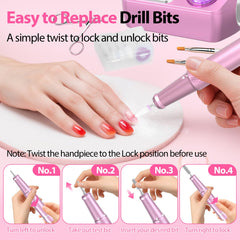PYVOLA assortment of 12 drill bits and 6 sanding bands for versatile tasks