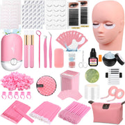 Qinzave front packaging showing full beginner lash kit and contents for easy start