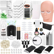 Qinzave front packaging showing full beginner lash kit benefit organization