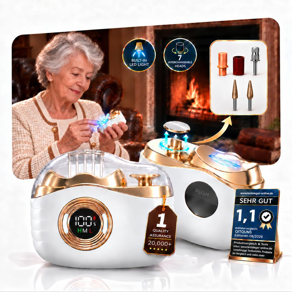 qitquns Upgrad front view showing compact design and controls for convenient grooming