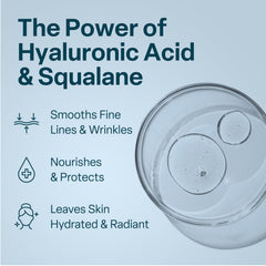QRxLabs cream texture close-up revealing smooth, non-greasy hydration for fast absorption