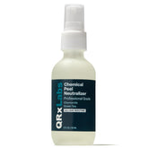 QRxLabs front packaging showing compact 2 fl oz bottle and clear labeling for convenience