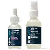 QRxLabs front packaging showing peel and neutralizer for safe home use