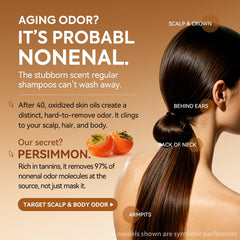 QualiLife shampoo poured to show smooth texture and easy application