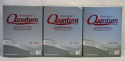 Quantum front packaging showing three single-use perm units and clear instructions preserving consistency