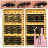 QUEWEL packaging showing full 580PCS kit and included tools, convenient travel case