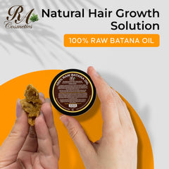 RA COSMETICS close-up of raw batana paste texture highlighting rich conditioning
