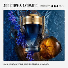 Rabanne Invictus Parfum side profile highlighting V silhouette and strong masculine shape