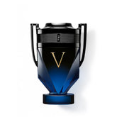 Rabanne bottle front view showing deep black trophy design and powerful look