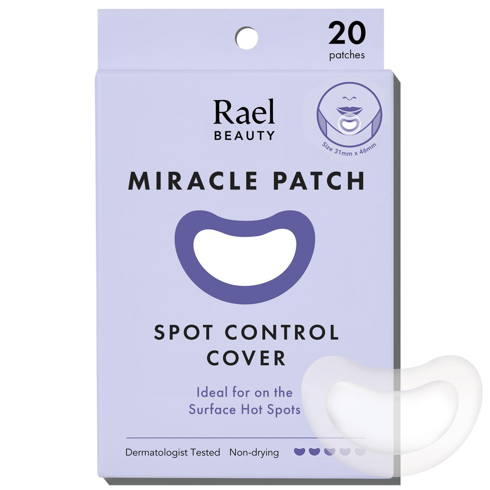 Rael front packaging showing 20-count box and clear benefits